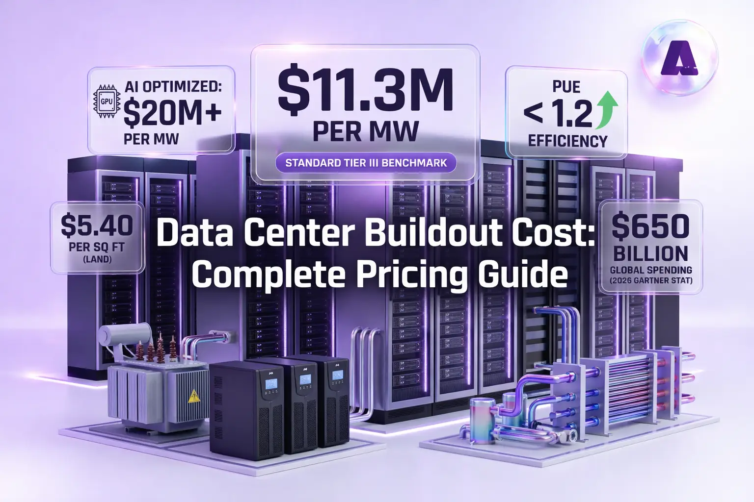 data center buildout cost