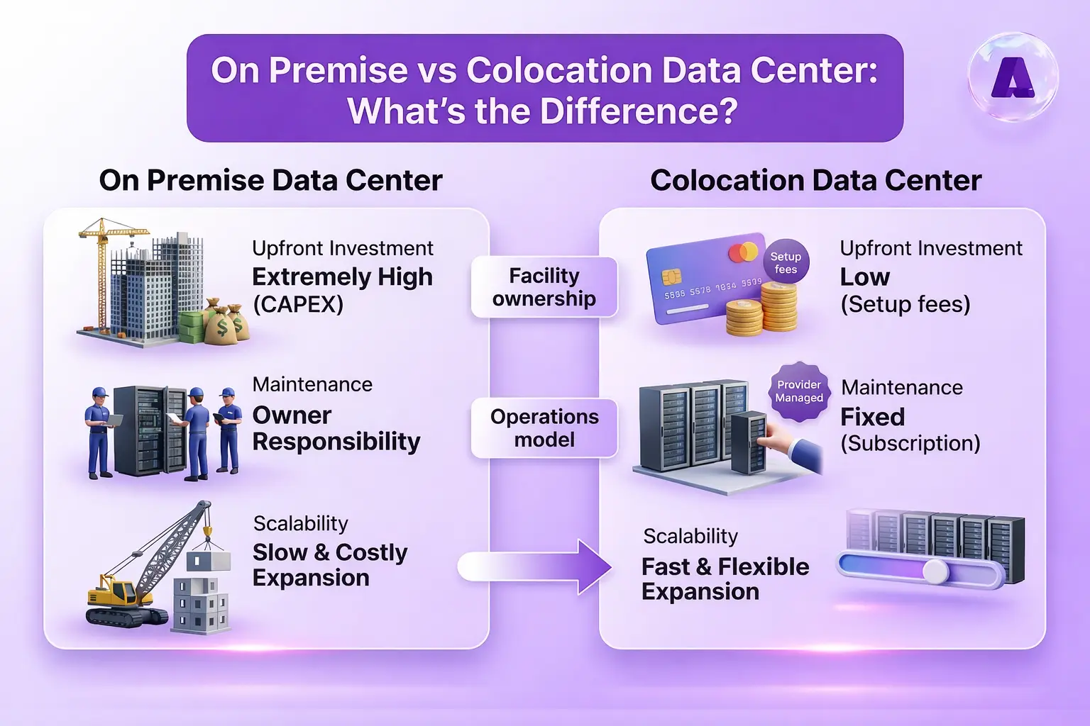 Colocation vs on premise data center