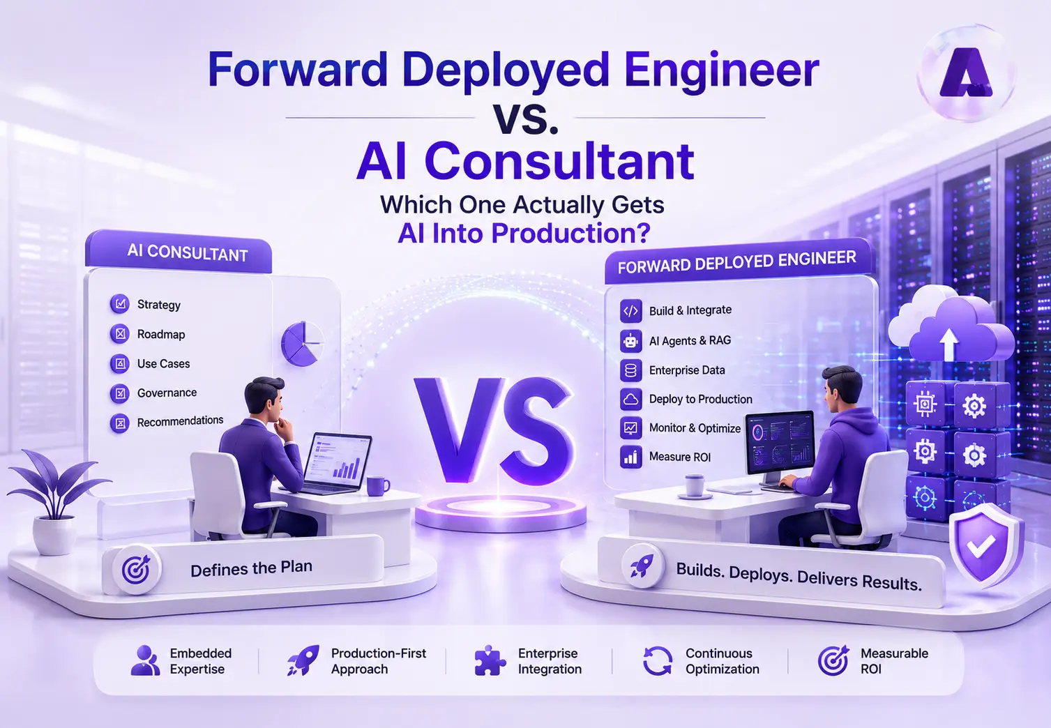 Forward Deployed Engineer vs AI Consultant - Featured
