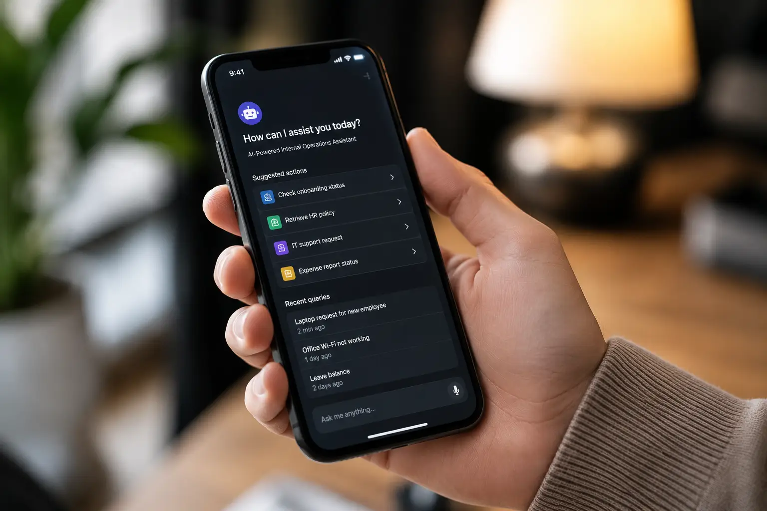 AI-Powered Internal Operations Assistant AI-Powered Internal Operations Assistant